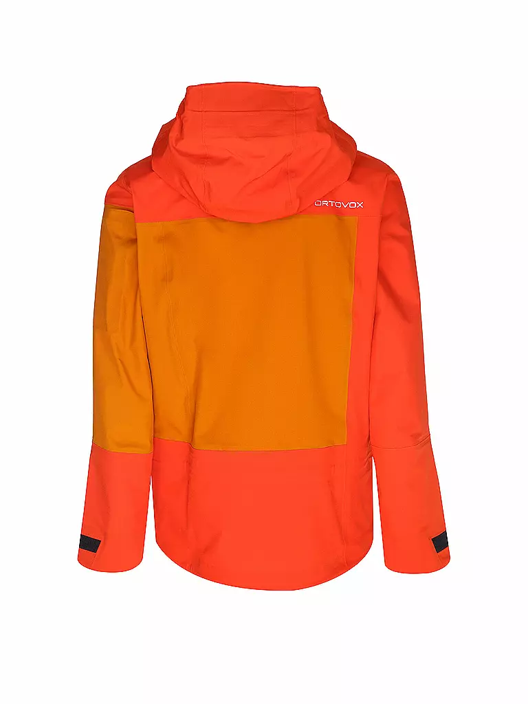 ORTOVOX | Veste de randonnée Deep Shell 3L pour hommes | Orange