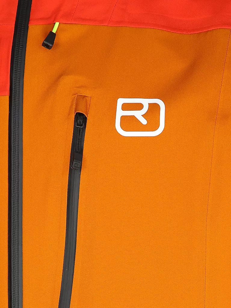 ORTOVOX | Veste de randonnée Deep Shell 3L pour hommes | Orange