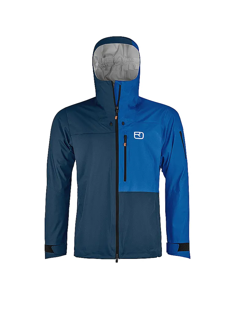 ORTOVOX | Veste de randonnée homme Ortler 3L à capuche | Bleu foncé