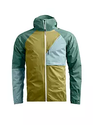 ORTOVOX | Veste de randonnée pour homme Piz Selva 2.5L à capuche | Moutarde