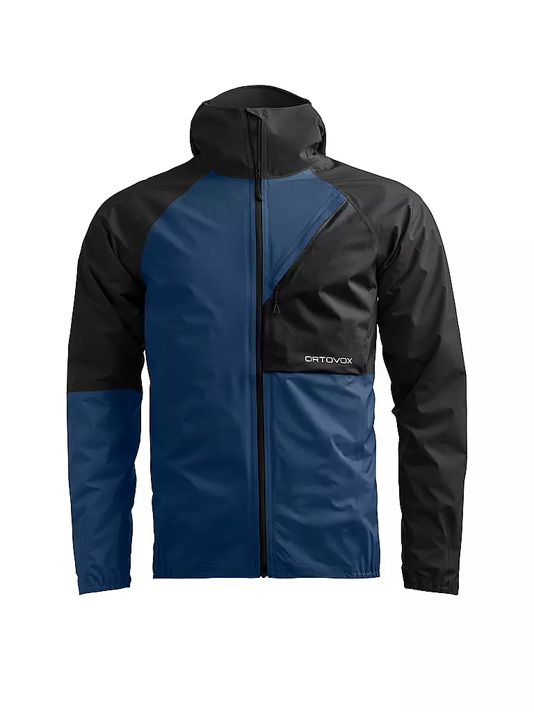 ORTOVOX | Veste de randonnée pour homme Piz Selva 2.5L à capuche | Bleu foncé