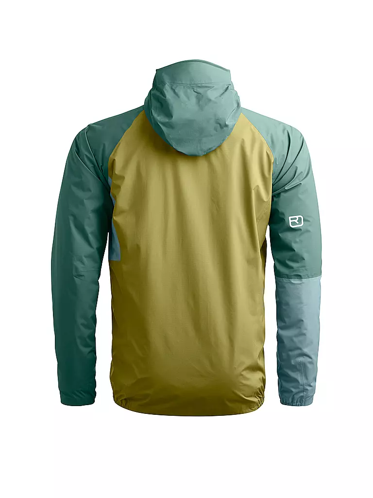 ORTOVOX | Veste de randonnée pour homme Piz Selva 2.5L à capuche | Moutarde