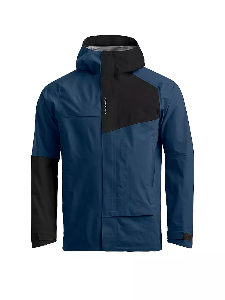 ORTOVOX | Veste Homme Seceda 3L à capuche | Bleu foncé