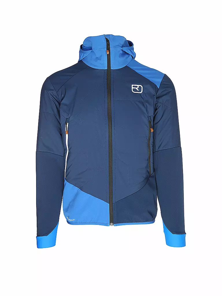 ORTOVOX | Veste hybride homme Col Becchei à capuche | Bleu foncé