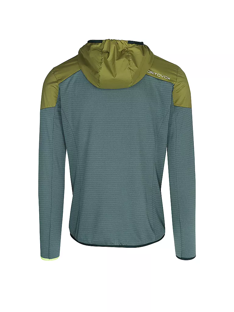 ORTOVOX | Veste hybride Ladiz Hoodie pour hommes | Moutarde