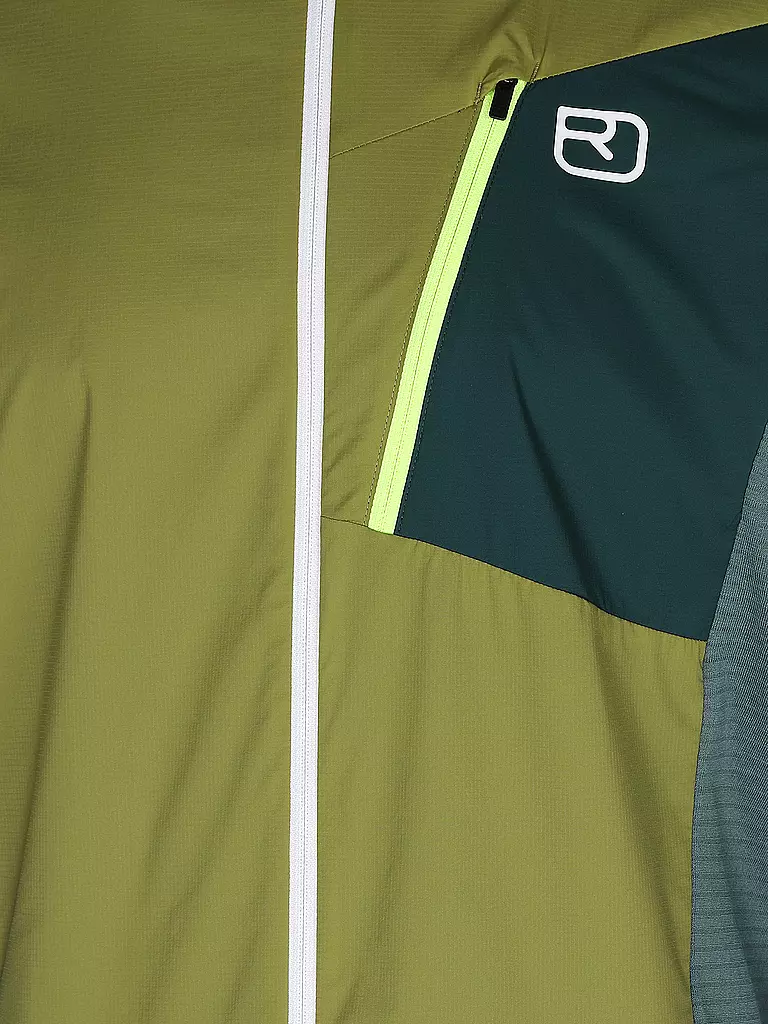 ORTOVOX | Veste hybride Ladiz Hoodie pour hommes | Moutarde