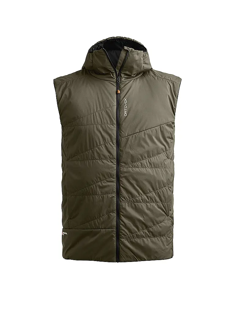 ORTOVOX | Veste isolante à capuche Piz Duan SW pour hommes | Olive