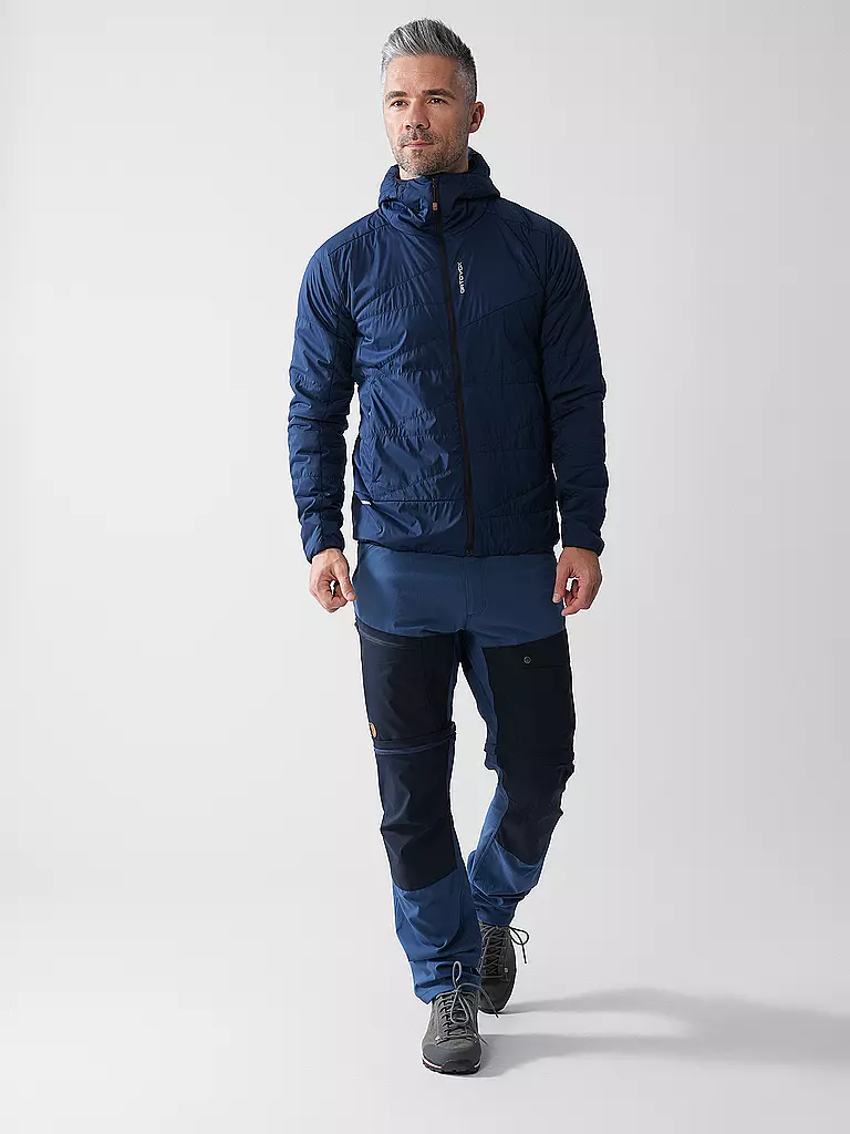 ORTOVOX | Veste isolante de randonnée pour homme Piz Duan SW à capuche | Bleu foncé