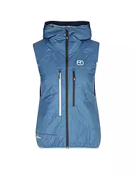 ORTOVOX | Veste isolante pour femme Swisswool Piz Boè à capuche | Bleu