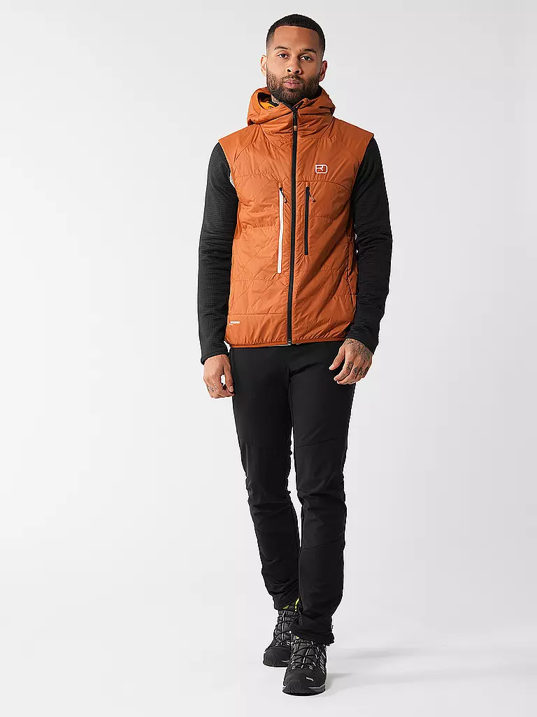 ORTOVOX | Veste isolante pour homme Piz Boé Swisswool | Camel