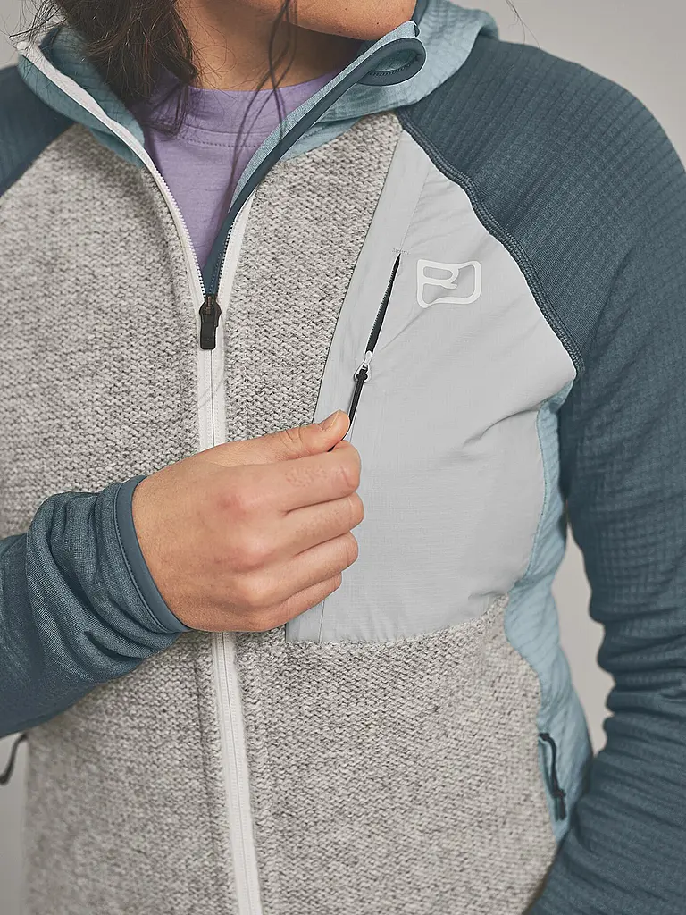 ORTOVOX | Veste polaire à capuche Classic Knit pour femmes |