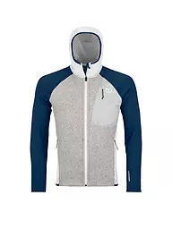 ORTOVOX | Veste polaire homme Classic Knit Hoodie | Gris clair
