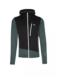 ORTOVOX | Herren Fleecejacke Grid Hoodie | Pétrole