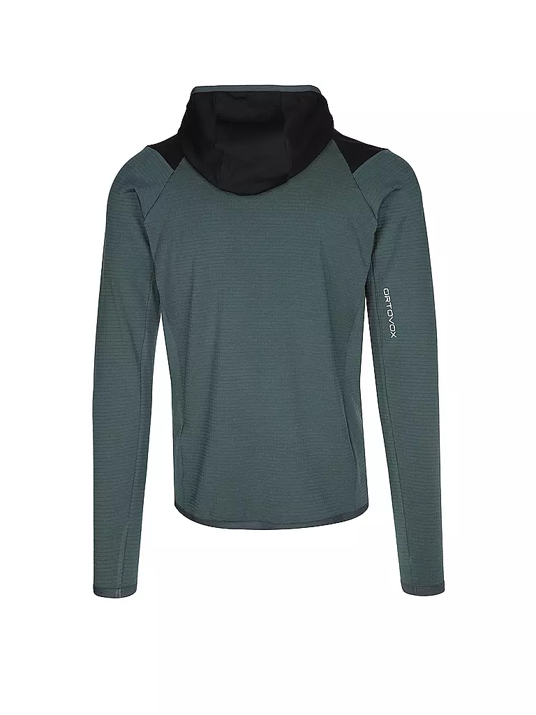 ORTOVOX | Veste polaire à capuche Grid pour homme | Pétrole