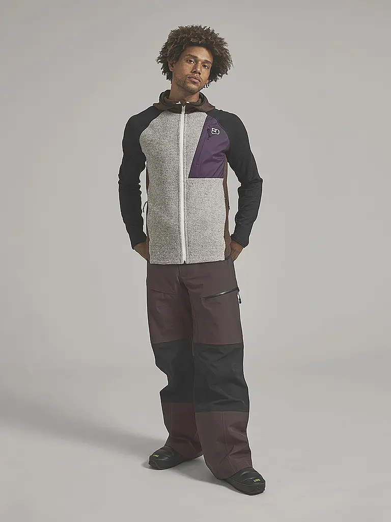 ORTOVOX | Veste polaire Classic Knit pour homme | Marron