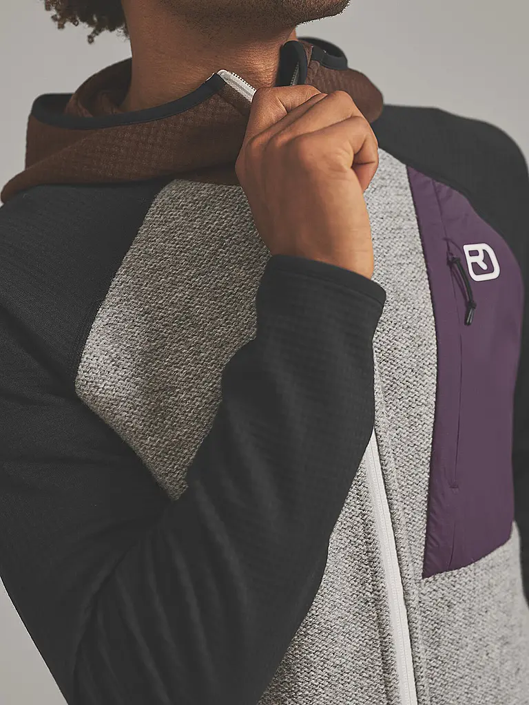 ORTOVOX | Veste polaire Classic Knit pour homme | Marron