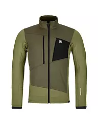 ORTOVOX | Veste polaire quadrillée pour homme | Olive