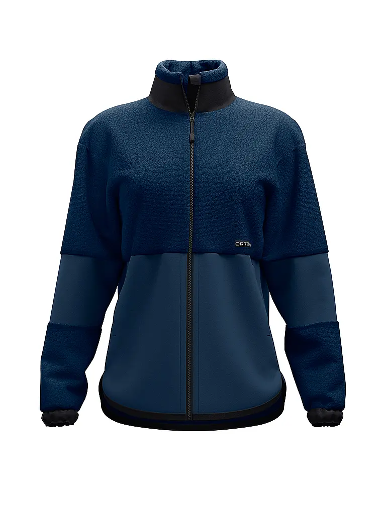 ORTOVOX | Veste polaire Teddy pour femmes | Bleu foncé