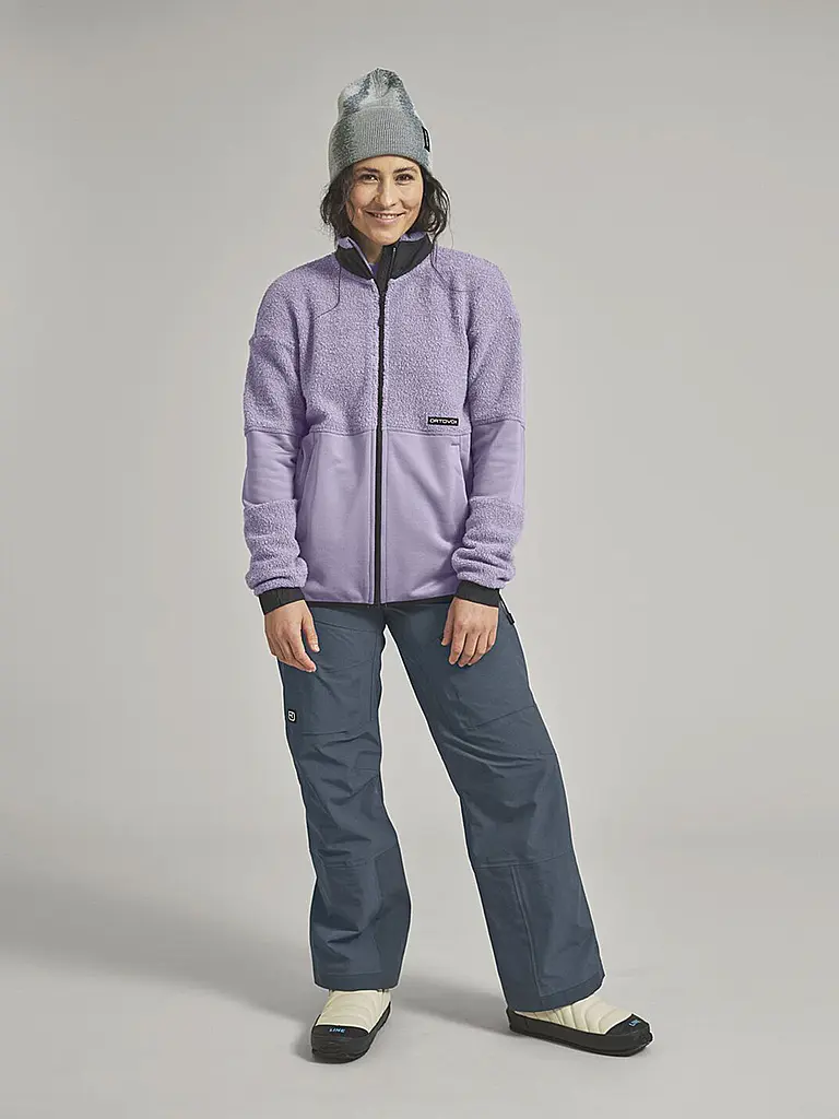 ORTOVOX | Veste polaire Teddy pour femmes | Lilas