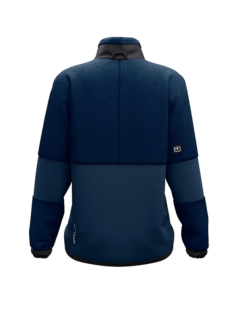 ORTOVOX | Veste polaire Teddy pour femmes | Bleu foncé