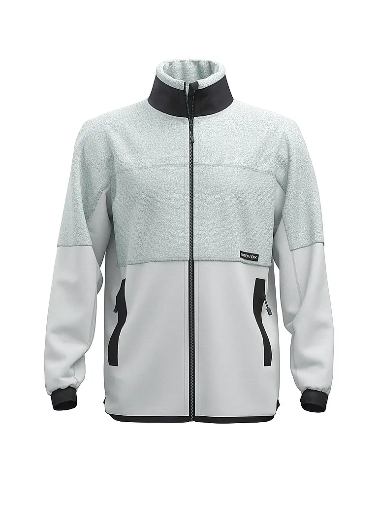 ORTOVOX | Veste polaire Teddy pour homme | Gris clair