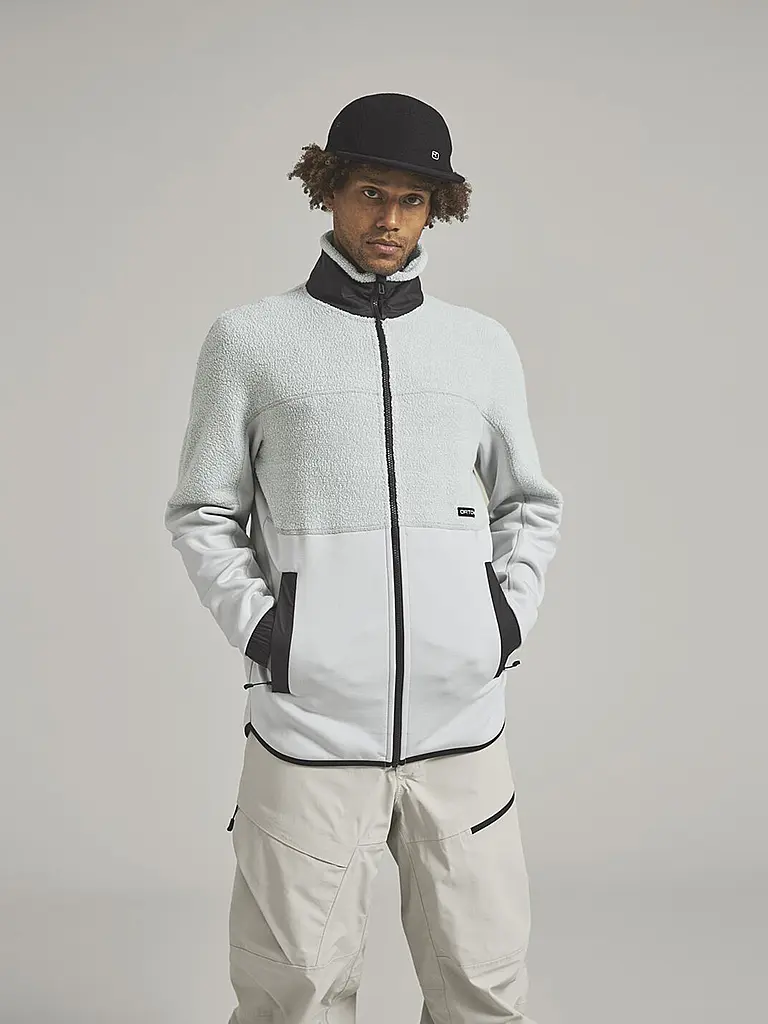 ORTOVOX | Veste polaire Teddy pour homme | Gris clair