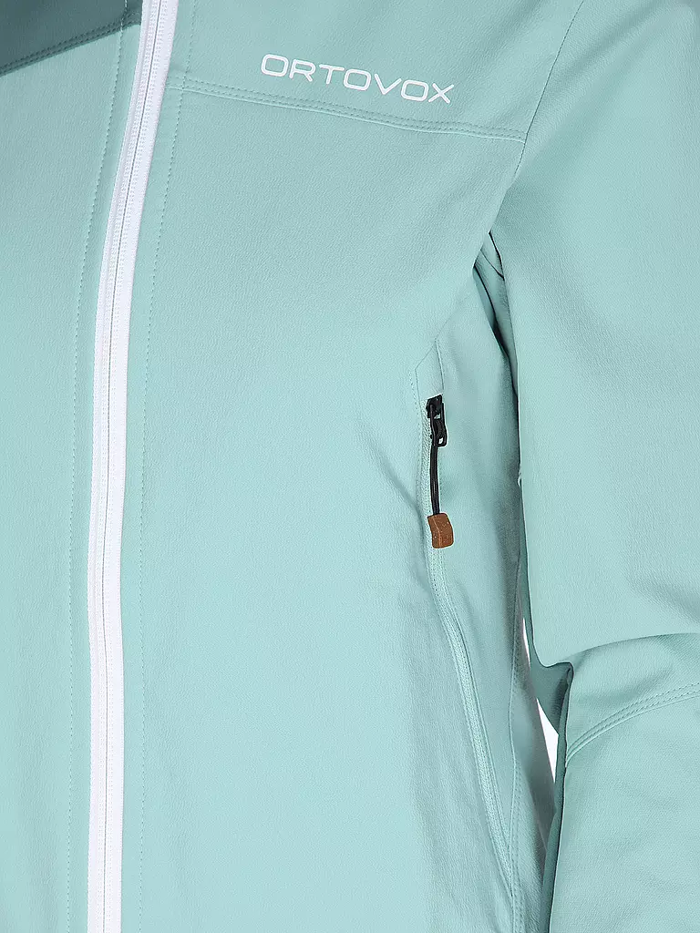 ORTOVOX | Veste softshell à capuche Pala pour femmes | Menthe
