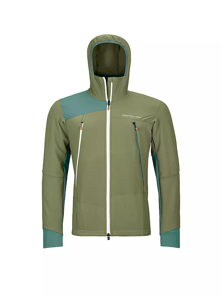 ORTOVOX | Veste softshell à capuche Pala pour homme | Olive
