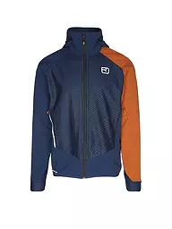 ORTOVOX | Veste softshell de randonnée pour homme Col Becchei à capuche | Bleu foncé