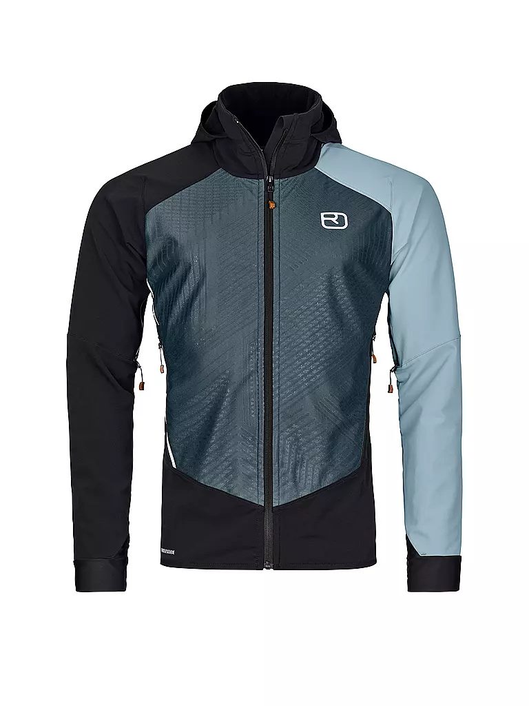 ORTOVOX | Veste softshell de randonnée pour homme Col Becchei à capuche | Pétrole