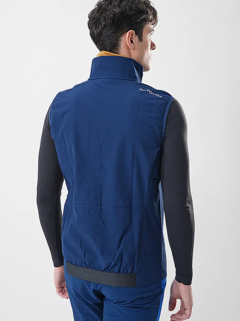 ORTOVOX | Veste Softshell de randonnée pour homme Punta Berrino | Bleu foncé