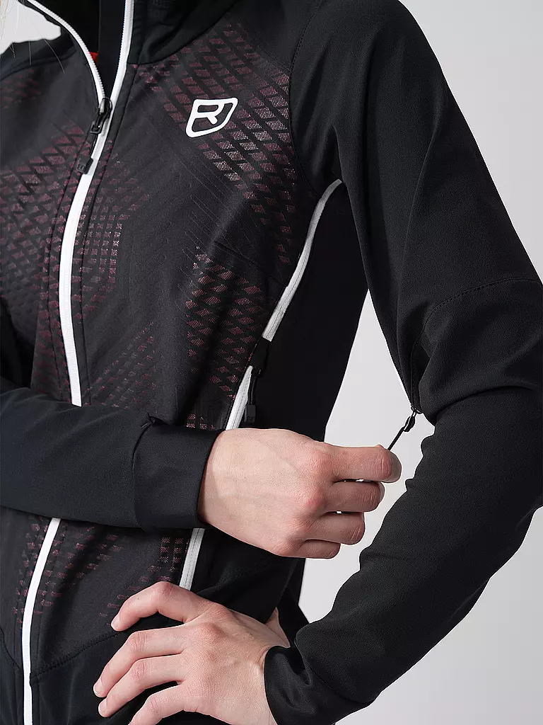 ORTOVOX | Veste softshell femme Col Becchei à capuche | Noir