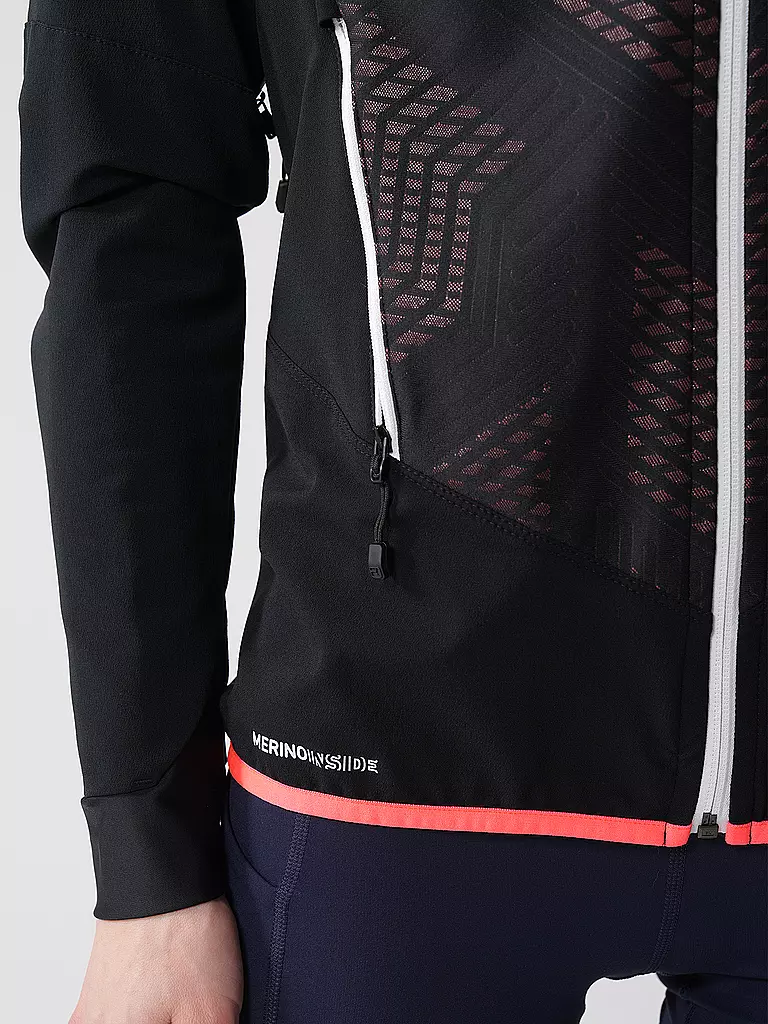 ORTOVOX | Veste softshell femme Col Becchei à capuche | Noir
