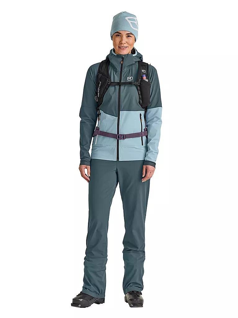 ORTOVOX | Veste softshell femme Punta Berrino à capuche | Pétrole