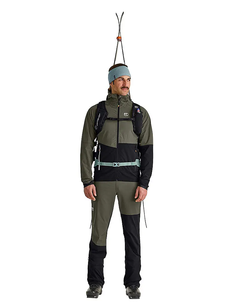 ORTOVOX | Veste softshell homme Punta Berrino Hoodiie | Olive