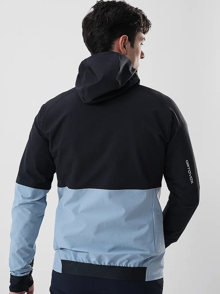 ORTOVOX | Veste softshell homme Punta Berrino Hoodiie | Noir