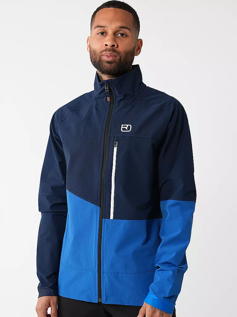ORTOVOX | Veste softshell Punta Berrino pour homme | Bleu foncé