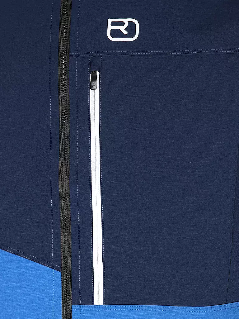 ORTOVOX | Veste softshell Punta Berrino pour homme | Bleu foncé