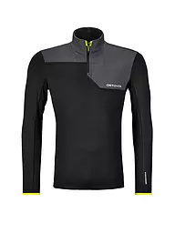 ORTOVOX | Zipshirt de randonnée léger en polaire pour homme | Noir