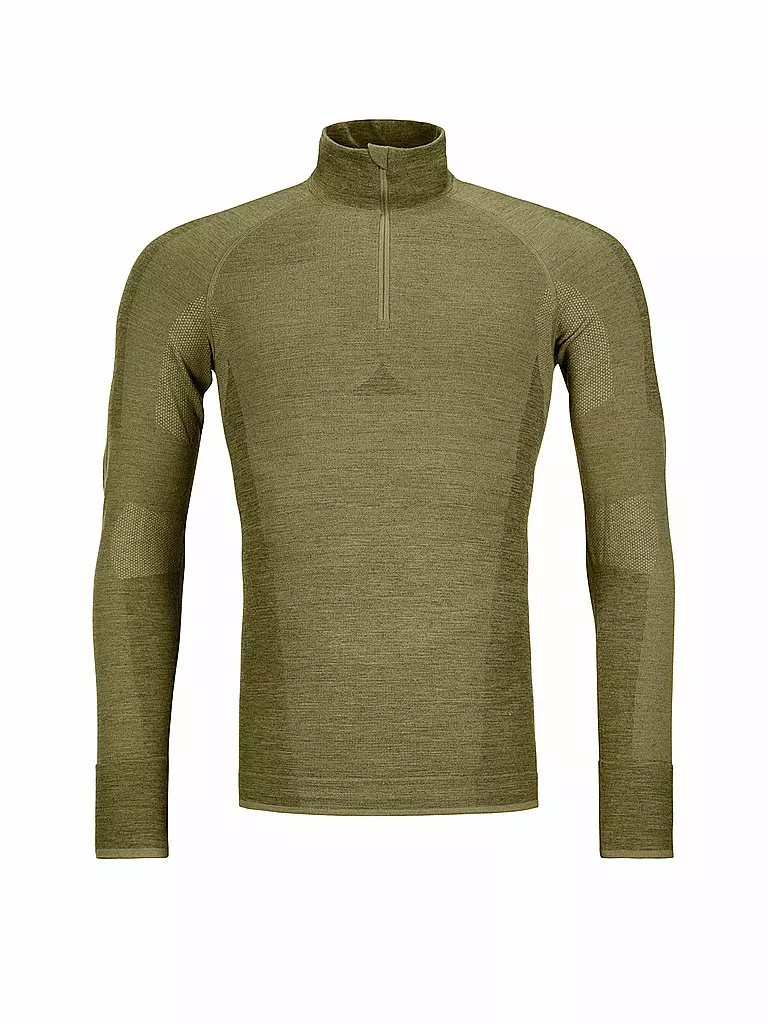 ORTOVOX | Zipshirt fonctionnel 230 Competition pour hommes | Olive