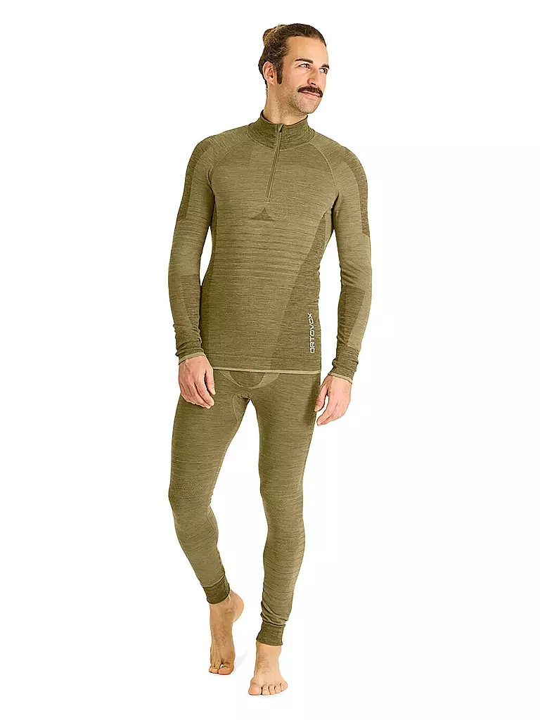 ORTOVOX | Zipshirt fonctionnel 230 Competition pour hommes | Olive