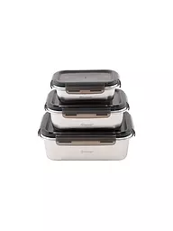 OUTWELL | Boîte de camping, ensemble de 3 pièces | Argent