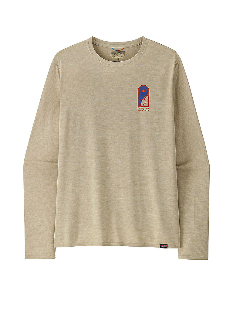 T-shirt de sport Capilene® Cool Daily Graphic beige L