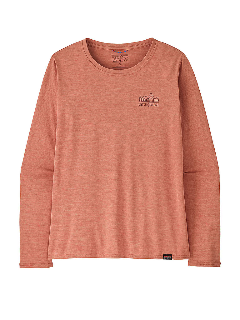 T-shirt de sport à manches longues Capilene® Cool Daily Graphic corail XL