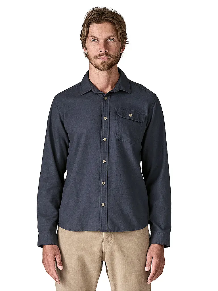 PATAGONIA | Chemise homme Cotton in Conversion Lightweight Fjord Flannel | Bleu foncé
