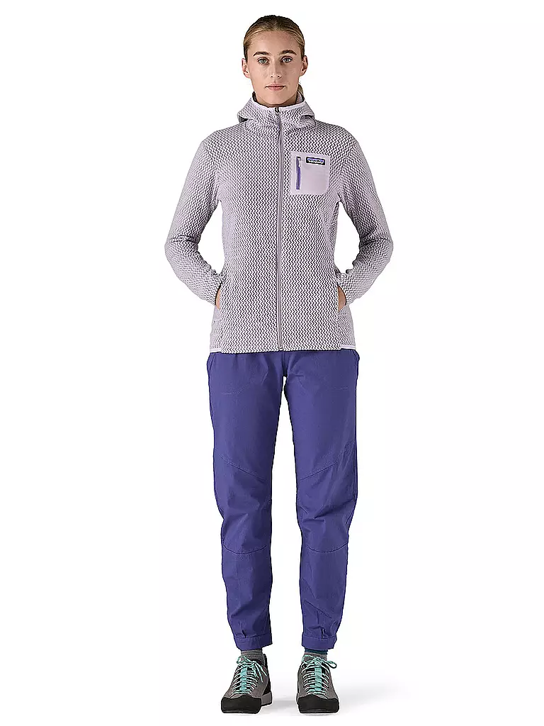 PATAGONIA | Damen Fleecejacke R1® Air Full-Zip Hoody | Lilas