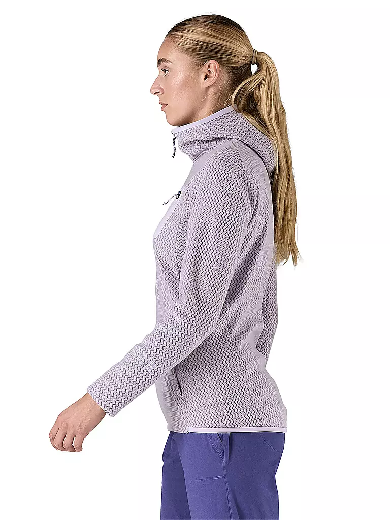 PATAGONIA | Damen Fleecejacke R1® Air Full-Zip Hoody | Lilas