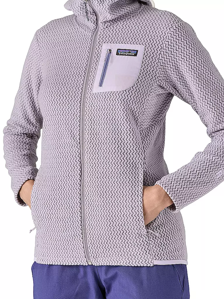 PATAGONIA | Damen Fleecejacke R1® Air Full-Zip Hoody | Lilas