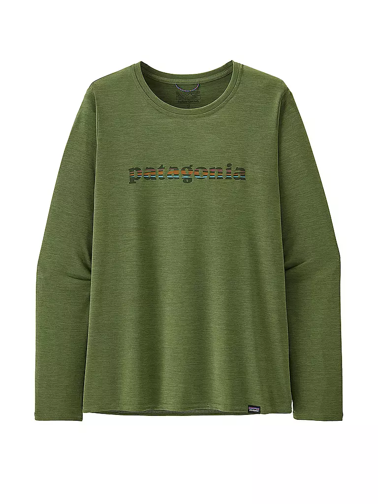 PATAGONIA | Damen Funktionsshirt Long-Sleeved Capilene® Cool Daily Graphic | Vert