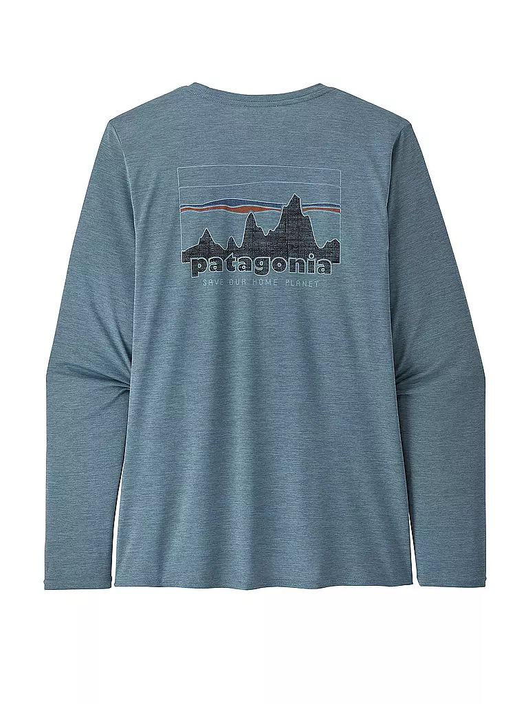 PATAGONIA | Damen Funktionsshirt Long-Sleeved Capilene® Cool Daily Graphic | Gris
